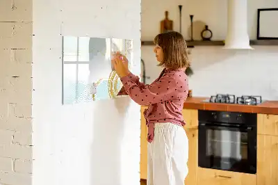 Tablă magnetică cu ștergere uscată model decorativ