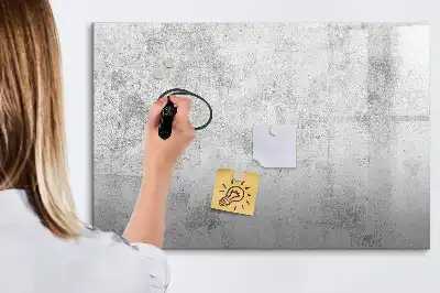 Tablă magnetică cu ștergere uscată pentru perete de beton
