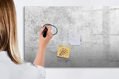 Tablă magnetică cu ștergere uscată pentru perete de beton