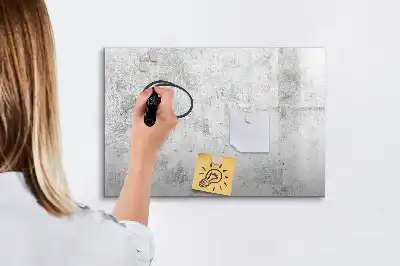 Tablă magnetică cu ștergere uscată pentru perete de beton