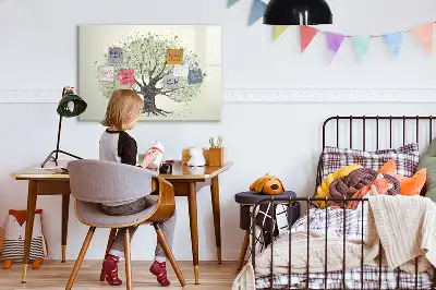 Tablă magnetică cu ștergere uscată cu design de copac mare în natură