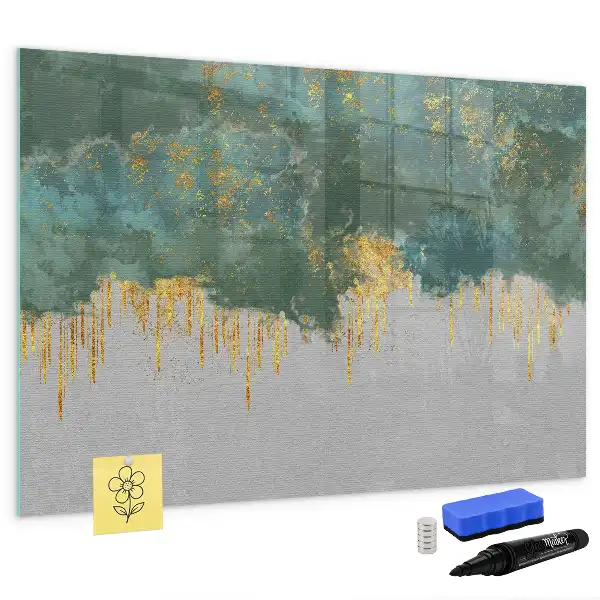 Tablă magnetică cu ștergere uscată model decorativ