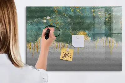 Tablă magnetică cu ștergere uscată model decorativ