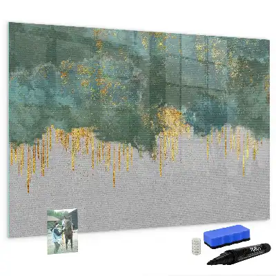 Tablă magnetică cu ștergere uscată model decorativ