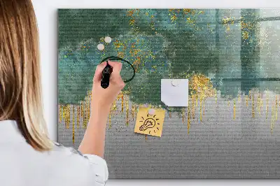 Tablă magnetică cu ștergere uscată model decorativ