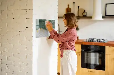 Tablă magnetică cu ștergere uscată model decorativ
