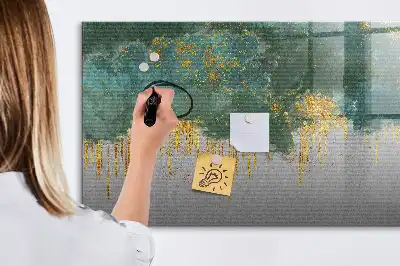 Tablă magnetică cu ștergere uscată model decorativ