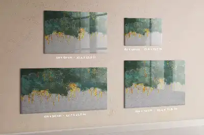 Tablă magnetică cu ștergere uscată model decorativ