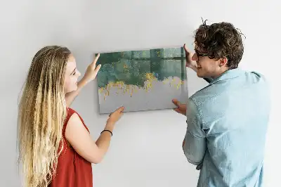 Tablă magnetică cu ștergere uscată model decorativ