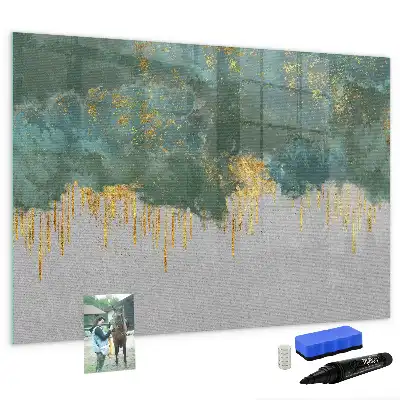 Tablă magnetică cu ștergere uscată model decorativ