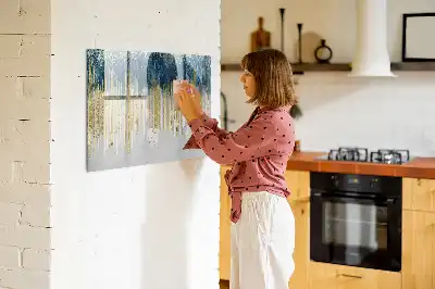 Tablă magnetică cu ștergere uscată cu model decorativ