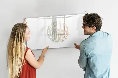 Tablă magnetică cu ștergere uscată model Salutare vară