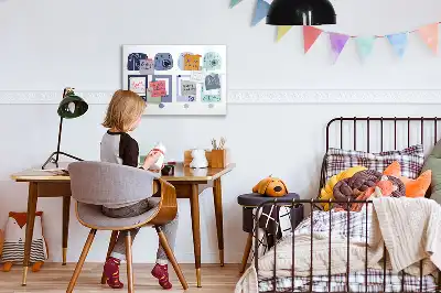Tablă magnetică cu ștergere uscată rame polaroid