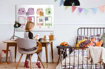 Tablă magnetică cu ștergere uscată set de aparate foto