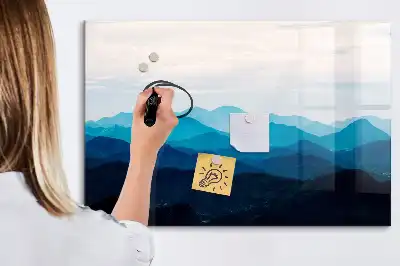 Tablă magnetică cu ștergere uscată acuarelă de apă