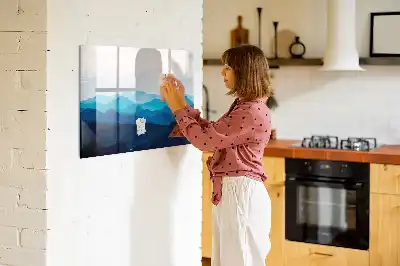 Tablă magnetică cu ștergere uscată acuarelă de apă