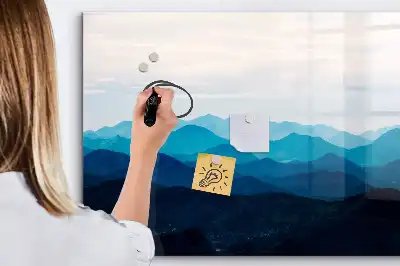 Tablă magnetică cu ștergere uscată acuarelă de apă