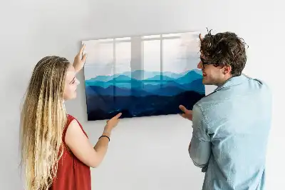 Tablă magnetică cu ștergere uscată acuarelă de apă