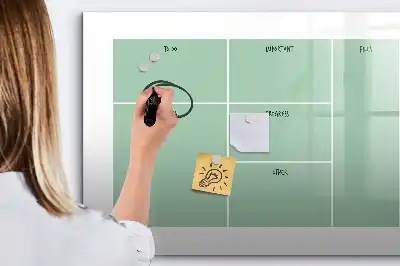 Tablă magnetică cu ștergere uscată organizator de birou