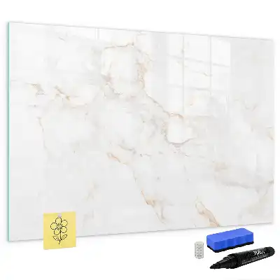 Tablă magnetică cu ștergere uscată cu model elegant de marmură