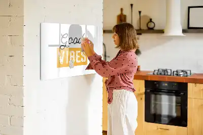 Tablă magnetică cu ștergere uscată cu mesaj inspirațional