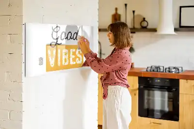 Tablă magnetică cu ștergere uscată cu mesaj inspirațional
