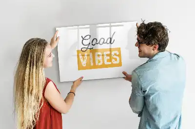Tablă magnetică cu ștergere uscată cu mesaj inspirațional