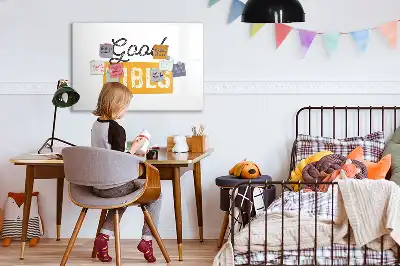 Tablă magnetică cu ștergere uscată cu mesaj inspirațional
