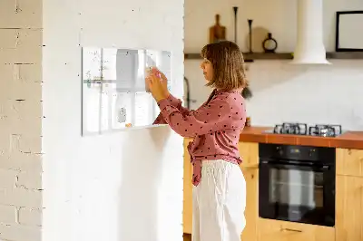 Tablă magnetică cu ștergere uscată planificator săptămânal confortabil