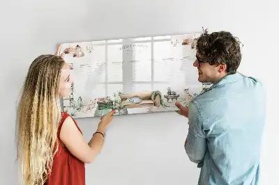 Tablă magnetică cu ștergere uscată planificator cu design drăguț