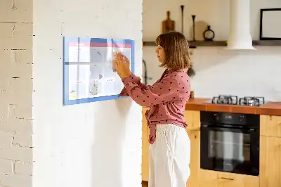 Tablă magnetică cu ștergere uscată planificator lunar