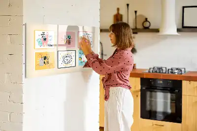 Tablă magnetică cu ștergere uscată cu sloganuri motivaționale