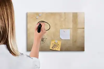 Tablă magnetică cu ștergere uscată compas