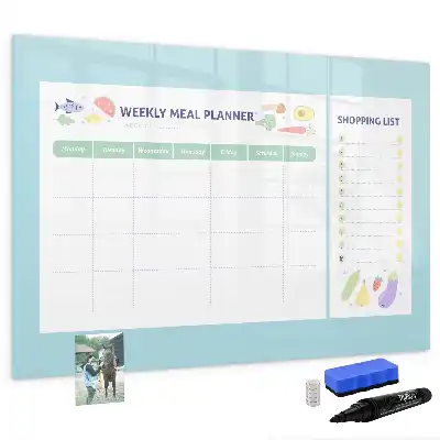 Tablă magnetică cu ștergere uscată planificator de mese