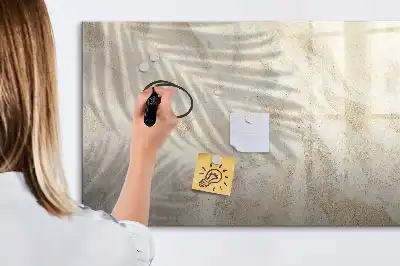 Tablă magnetică cu ștergere uscată model Umbră pe nisip