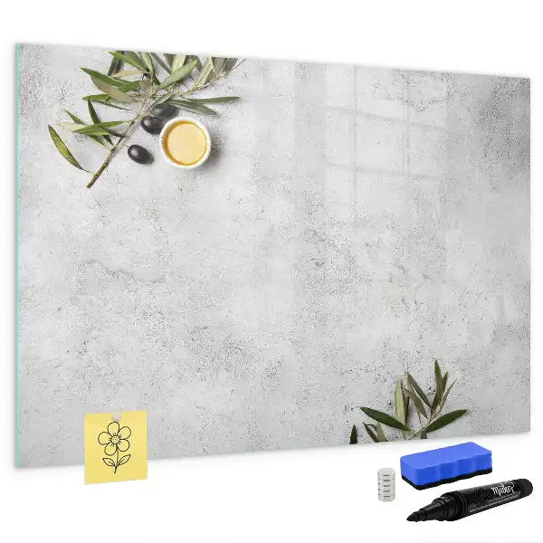 Tablă magnetică cu ștergere uscată cu design minimalist