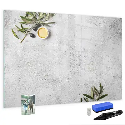 Tablă magnetică cu ștergere uscată cu design minimalist