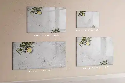 Tablă magnetică cu ștergere uscată cu design minimalist