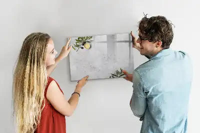Tablă magnetică cu ștergere uscată cu design minimalist