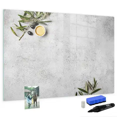 Tablă magnetică cu ștergere uscată cu design minimalist