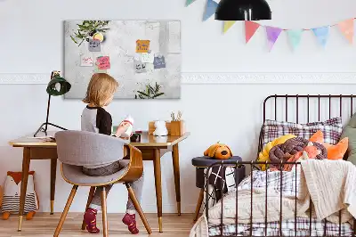Tablă magnetică cu ștergere uscată cu design minimalist