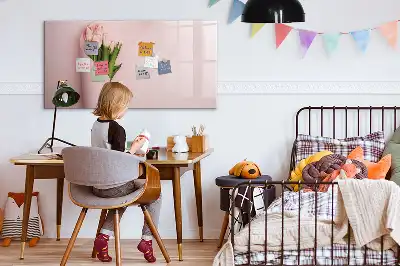 Tablă magnetică cu ștergere uscată model cu buchet de flori