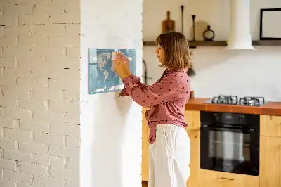 Tablă magnetică cu ștergere uscată design hartă a lumii vintage