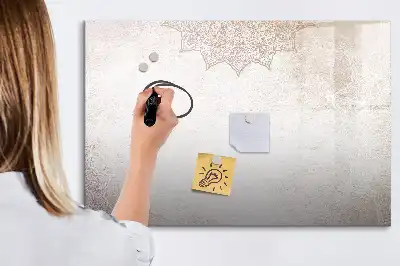 Tablă magnetică cu ștergere uscată model decorativ
