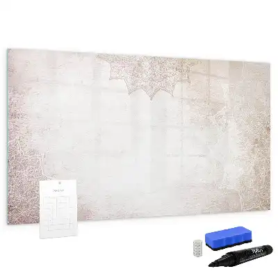 Tablă magnetică cu ștergere uscată model decorativ