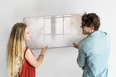 Tablă magnetică cu ștergere uscată model decorativ