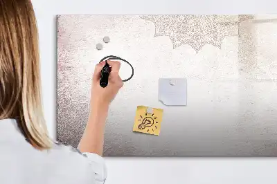 Tablă magnetică cu ștergere uscată model decorativ