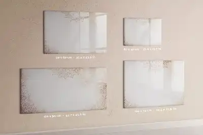 Tablă magnetică cu ștergere uscată model decorativ