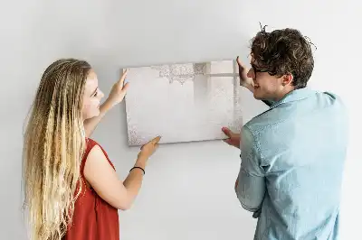 Tablă magnetică cu ștergere uscată model decorativ