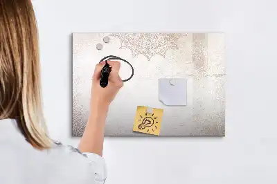 Tablă magnetică cu ștergere uscată model decorativ